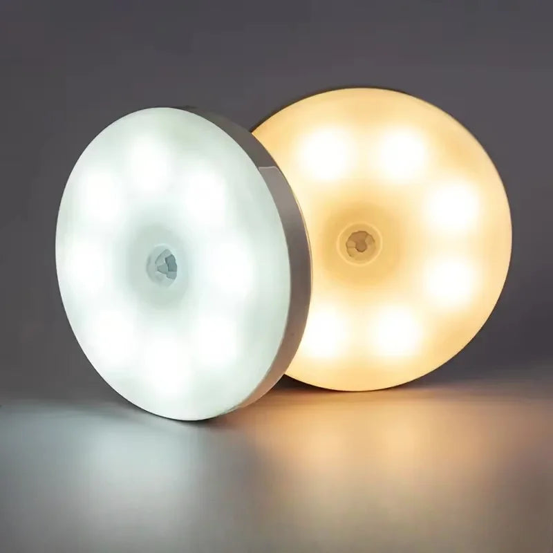 LED Smart Human Body Sensor Night Light | USB Rechargeable Emergency Lamp with Magnetic Suction