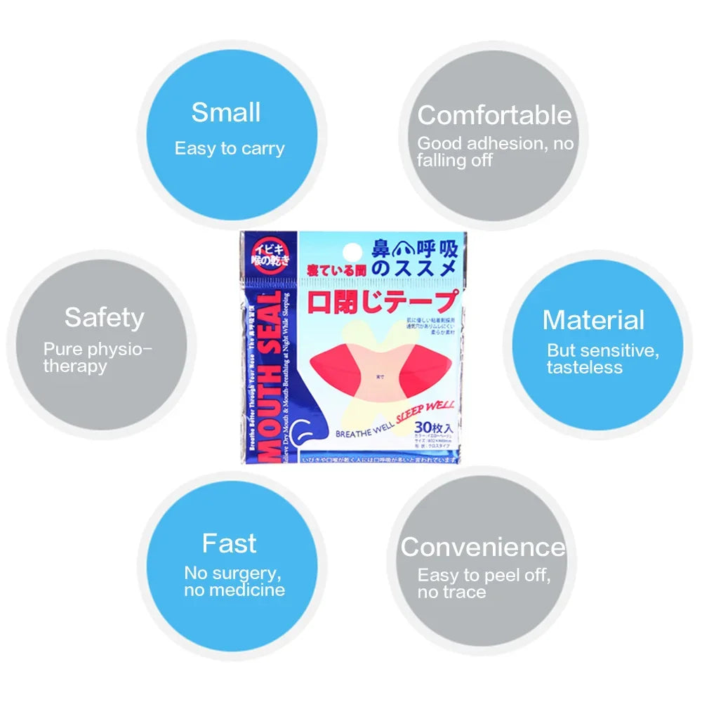 Anti Snoring Mouth Tape for Better Sleep | 30 or 150 Pcs