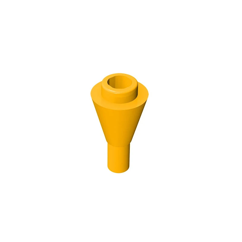 Gobricks GDS-1138 Cone 1 x 1 Inverted with Bar | Building Block for DIY Creations