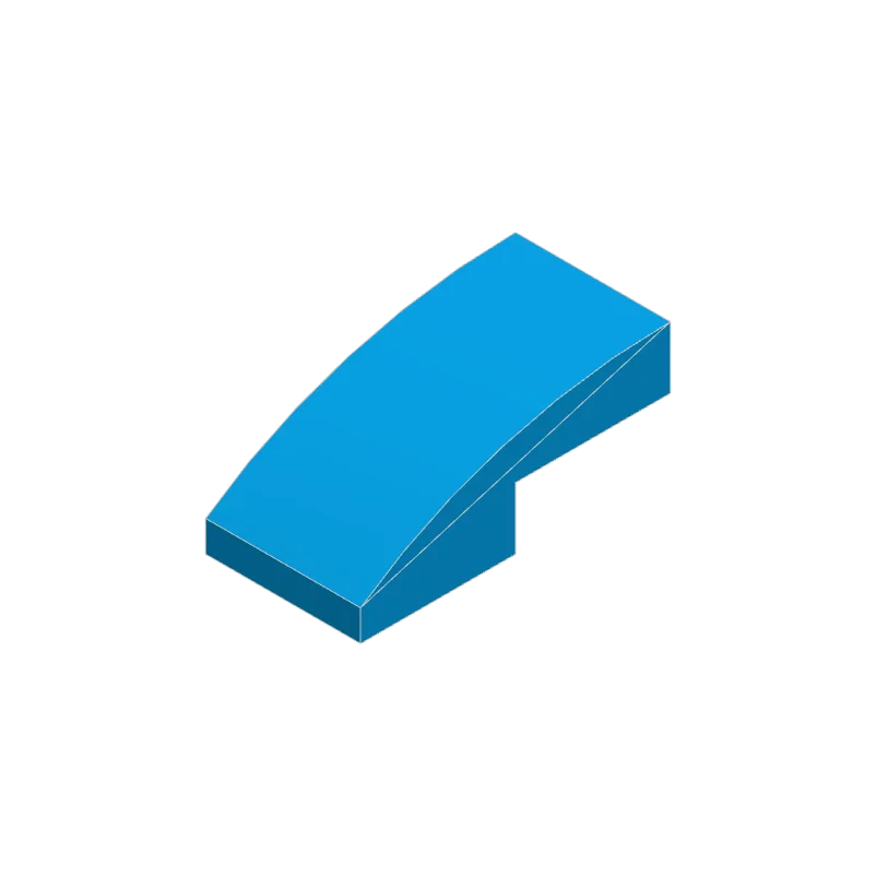 50pcs 11477 Slope Curved 2 x 1 Bricks Bulk | Modular Building Blocks for MOC