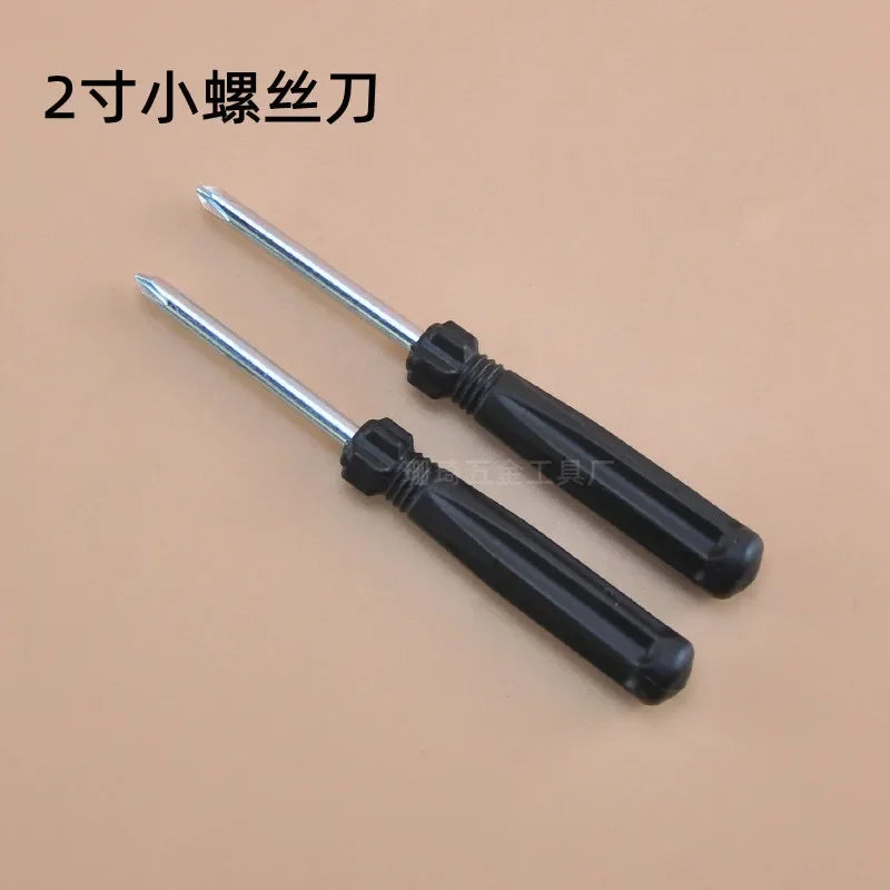 Dual Purpose Manual Screwdriver | Compact Cross and Flathead Mini Tool