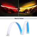 Car LED Daytime Running Light Strip | Flexible Waterproof DRL with Flowing Turn Signal