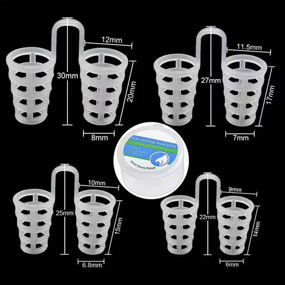 Blue Silicone Anti Snoring Devices | Nasal Dilators for Better Sleep