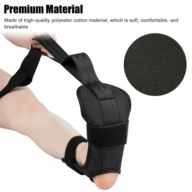 Fascia Stretcher with Loops | Yoga Strap for Rehabilitation and Flexibility Training