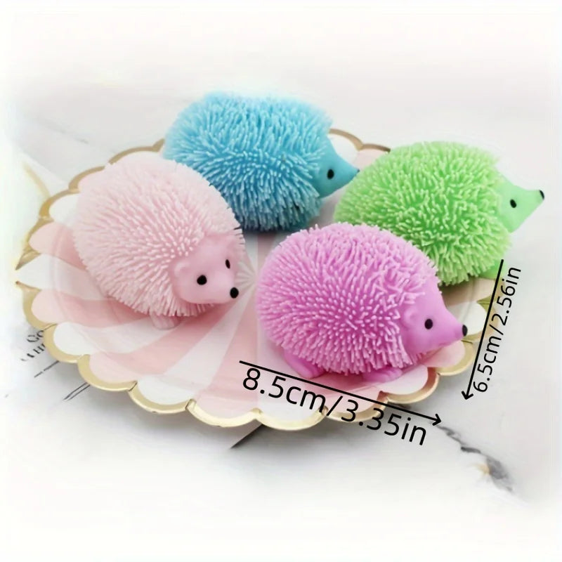 Hedgehog Stress Squeeze Ball | Spiky Sensory Fidget Toy for Anxiety Relief