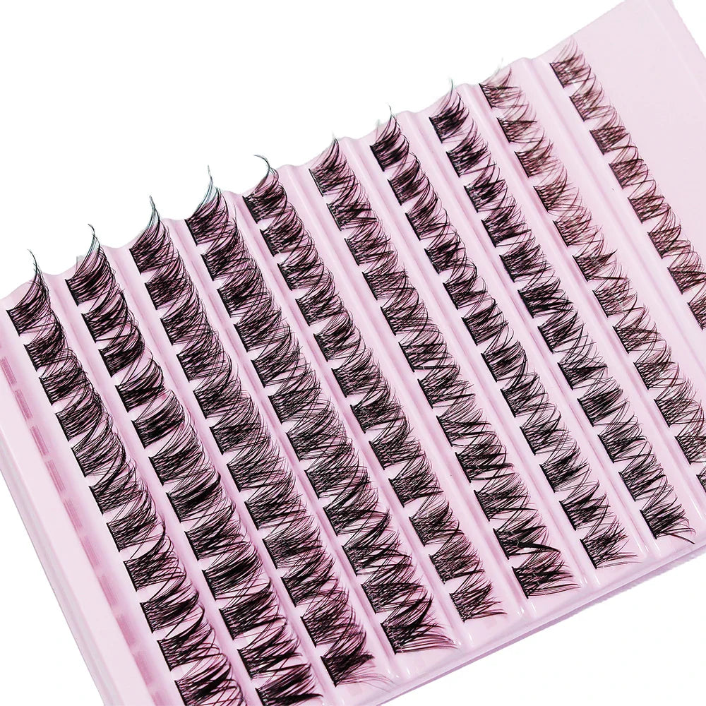 120 Pcs Cluster Lashes 8-16mm | Wispy Individual DIY Eyelash Extensions