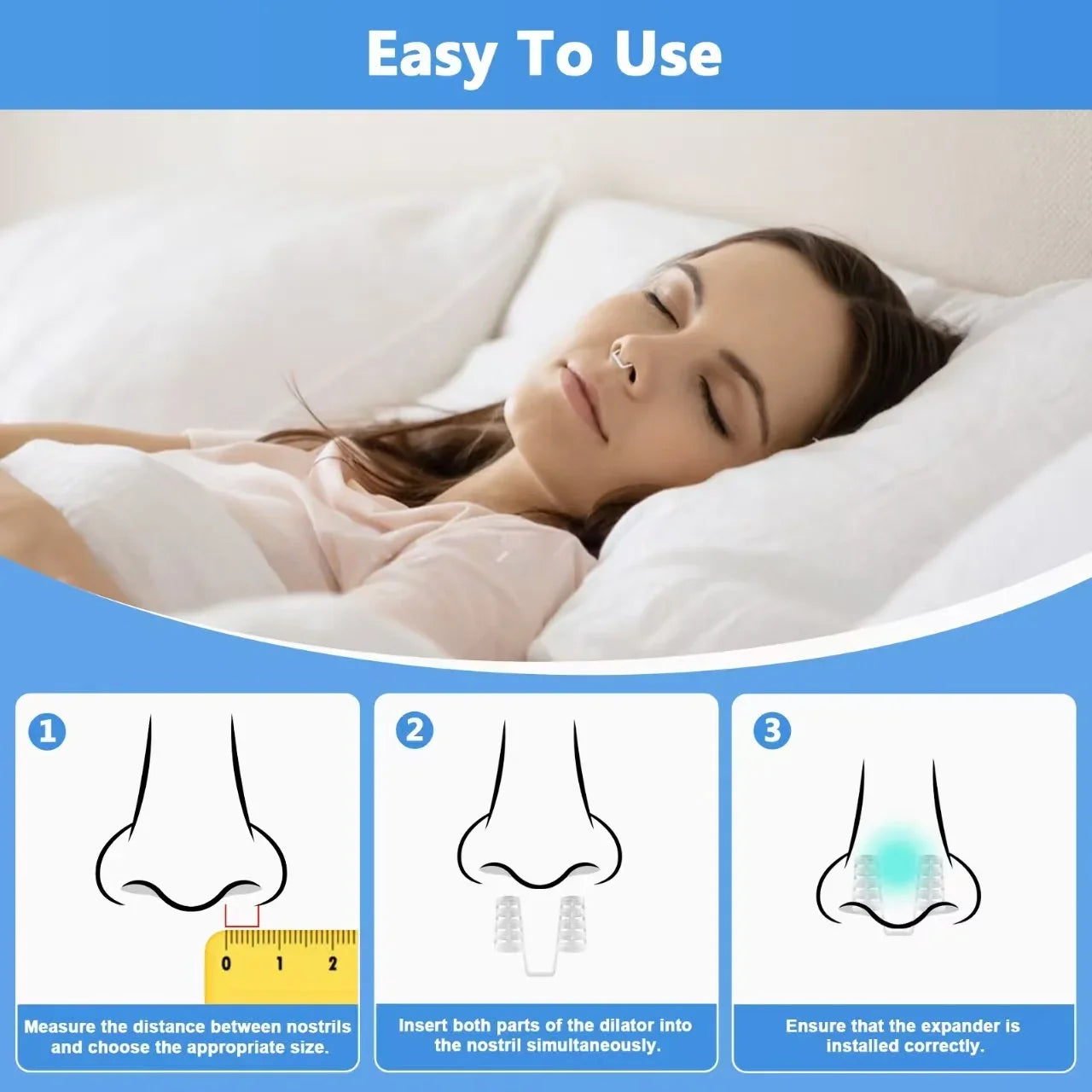 Mini Portable Nasal Pouches | Non-Invasive Sleep Aid for Travel
