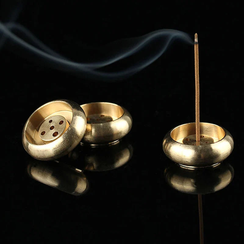Metal Bodhi Leaf Incense Tray | Zen Incense Burner and Ash Catcher