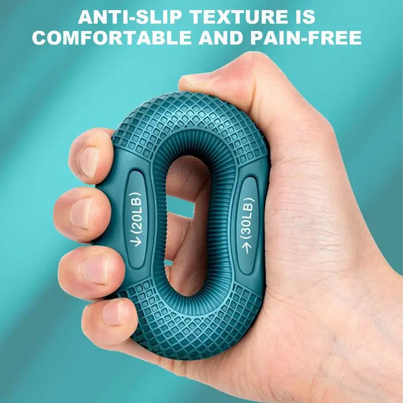 Silicone Finger Gripper Ring | Hand Muscle Strengthener for Grip Training and Wrist Recovery