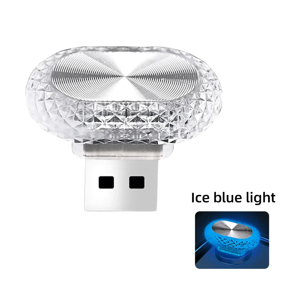 Car Interior LED Ambient Light | Mini USB Decoration Light with RGB Colors