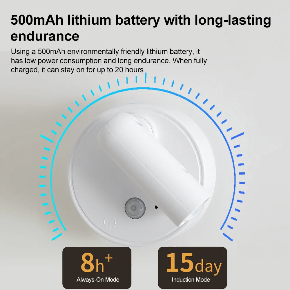 LED Light Magnetic USB Rechargeable Wall Light | Dimmable Reading Spotlight