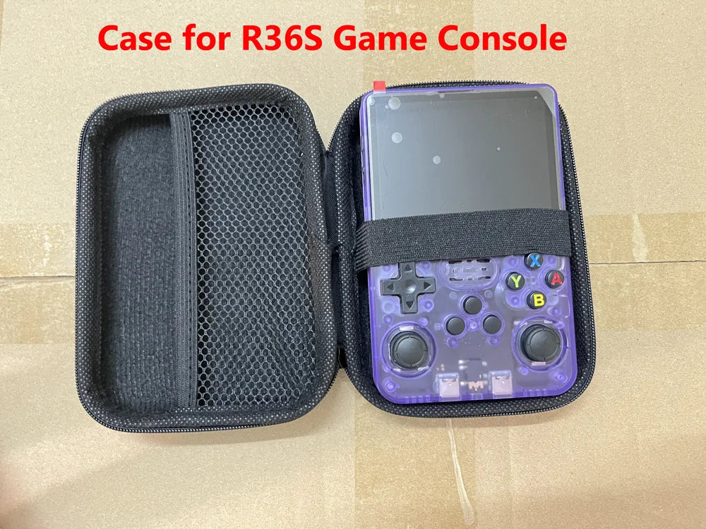 Portable Game Console Storage Case | Hard EVA Protective Travel Bag for R36S, Miyoo Mini Plus, RG35XX Plus, GB300