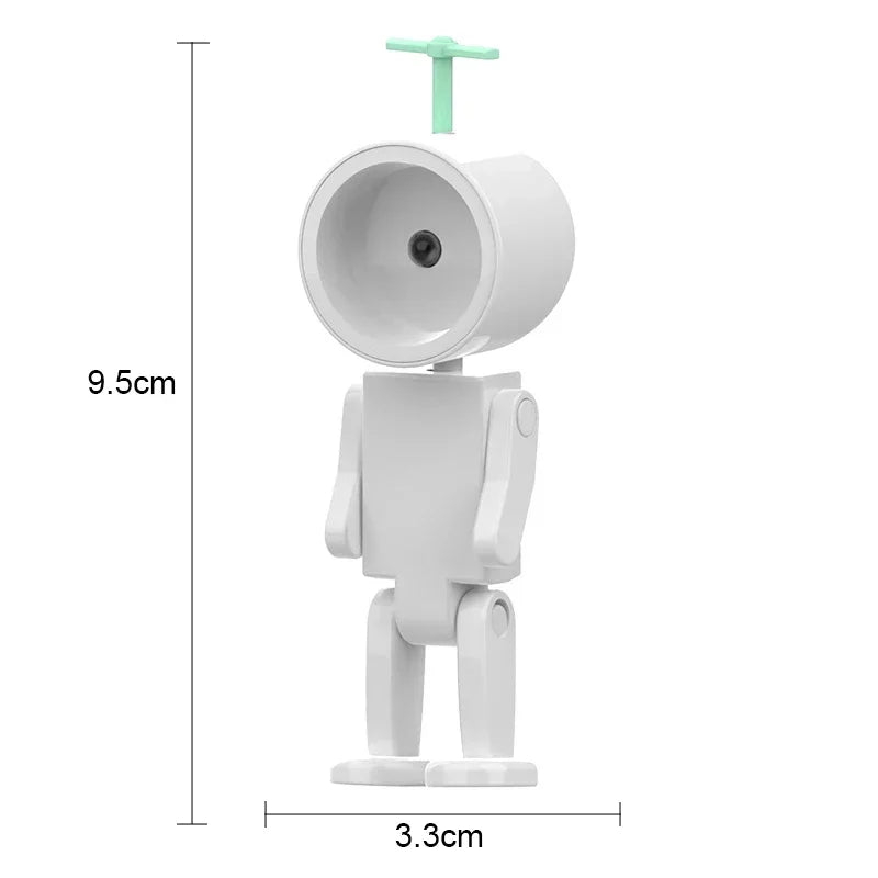 Creative Astronaut Magnetic Night Light | LED Mini Square Robot Desk Lamp