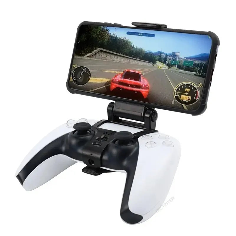 PS5 Controller Phone Mount | Adjustable Gamepad Clip Holder
