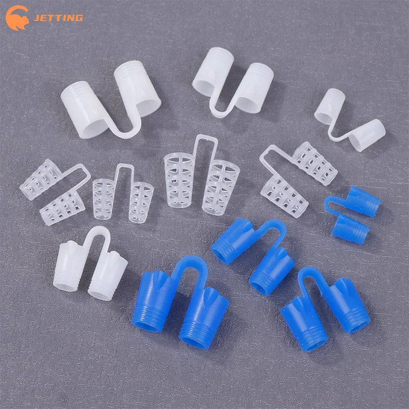 Silicone Anti Snore Nasal Dilators | Snoring Aid Nose Clip Set