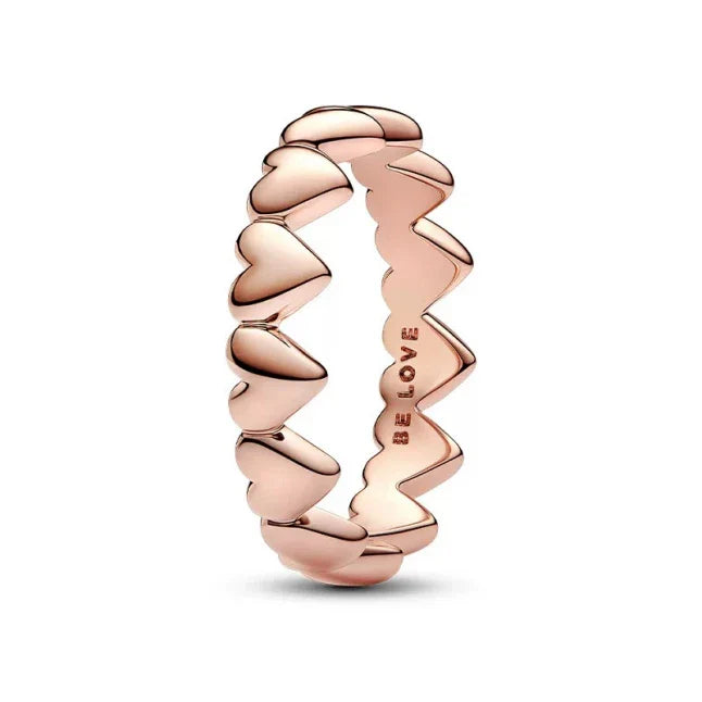 925 Silver Stackable Infinity Heart Ring | Wedding Jewelry Gift