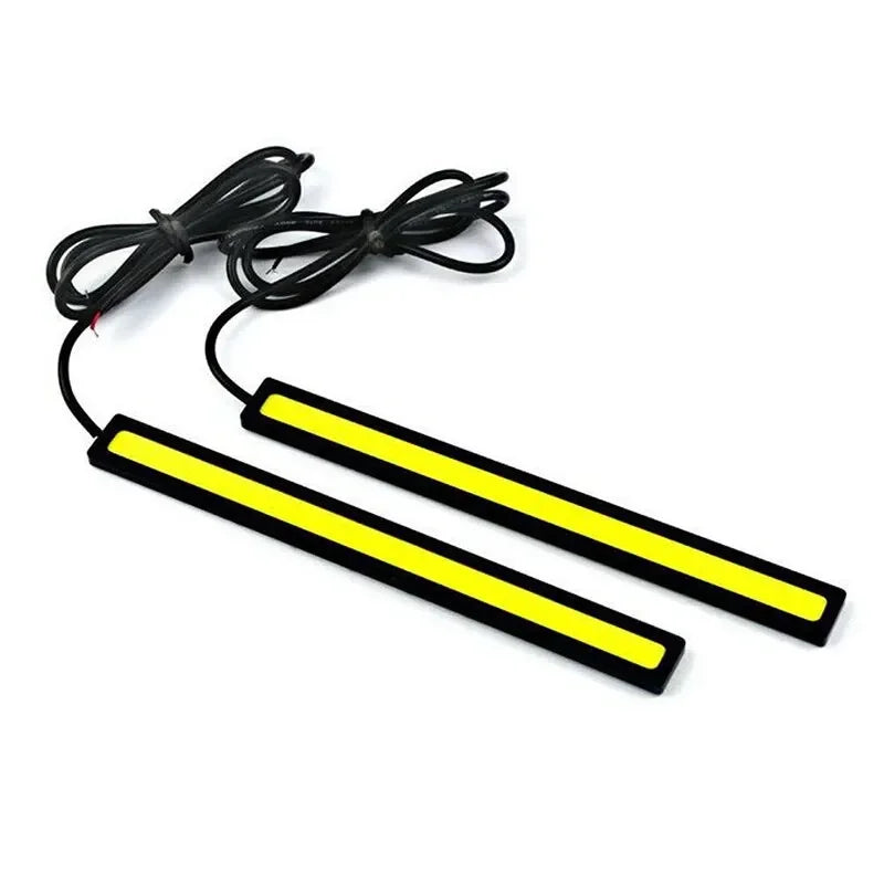 Universal Waterproof Daytime Running Lights | COB LED Fog Lamp Strip for Cars