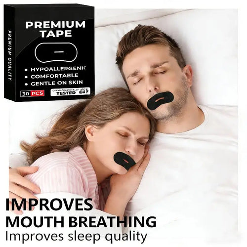 30PCS Anti Snoring Mouth Tape | Breathable Sleep Aid for Nose Breathing