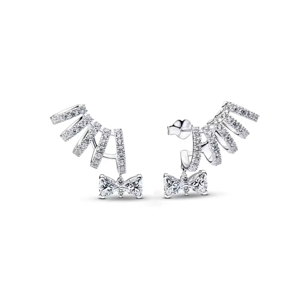 2026 New 925 Silver Elephant Cherry Blossom Butterfly Heart Earrings | Fine Jewelry for Women