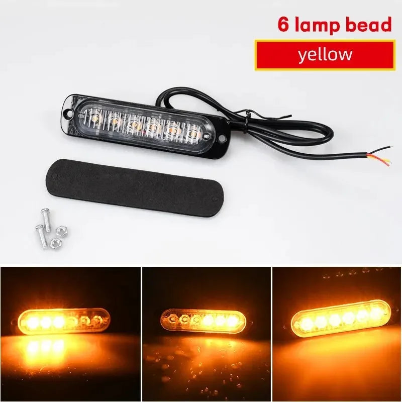 1X Truck LED Strobe Warning Light | Amber Grille Flashing Light Bar