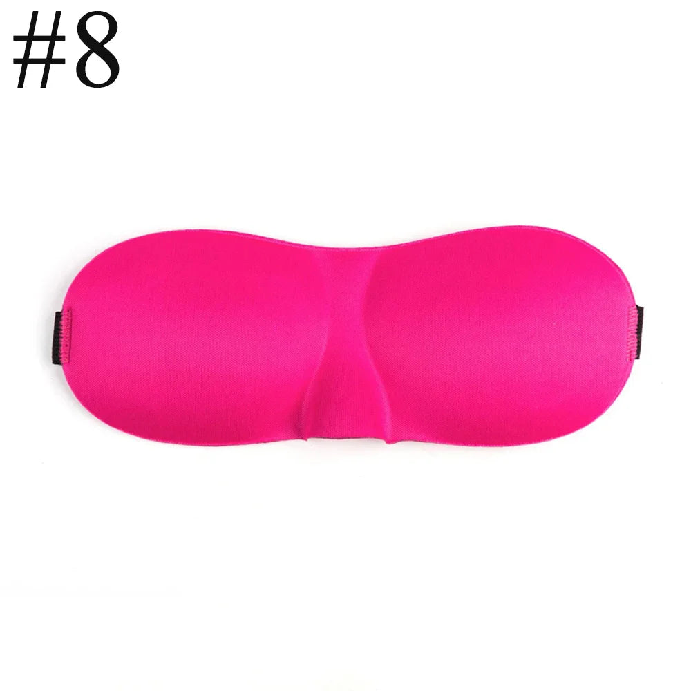 3D Contoured Sleep Eye Mask | Light Blocking Blindfold for Deep Sleep