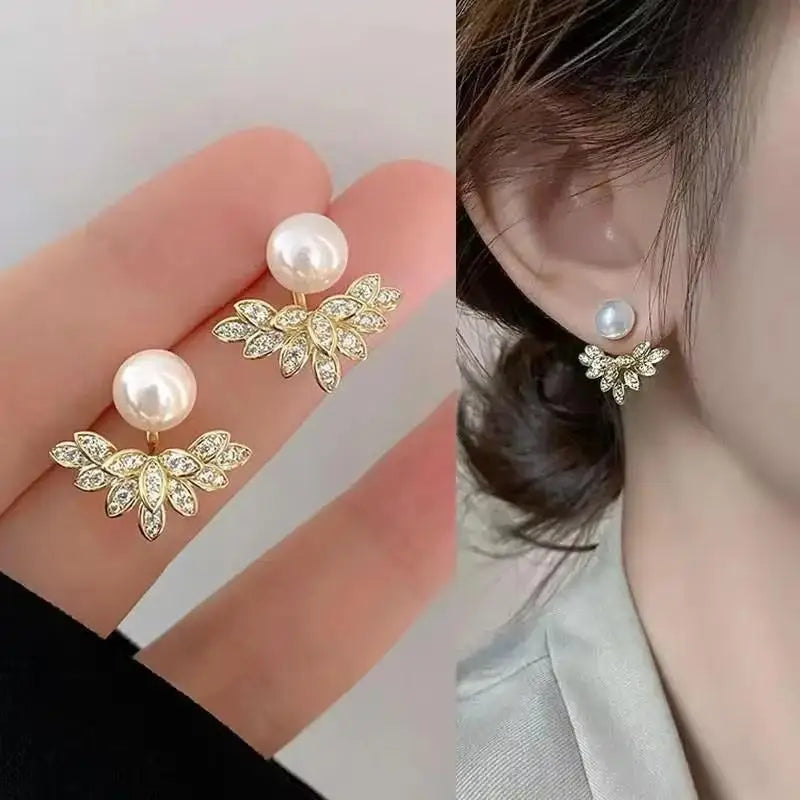 Korean Fashion Seven Star Zircon Earrings | Luxury Crystal Stars Stud Earrings