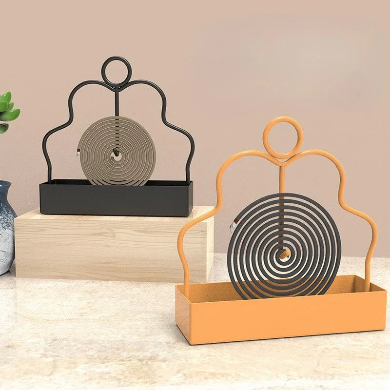 Mosquito Coil Holder & Incense Storage Rack | Indoor Outdoor Repellent Accessory