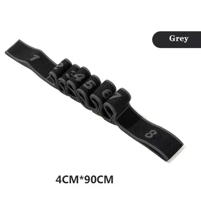4*90cm Yoga Elastic Stretch Belt | Fitness Resistance Band for Pilates, Dance & Strength Training