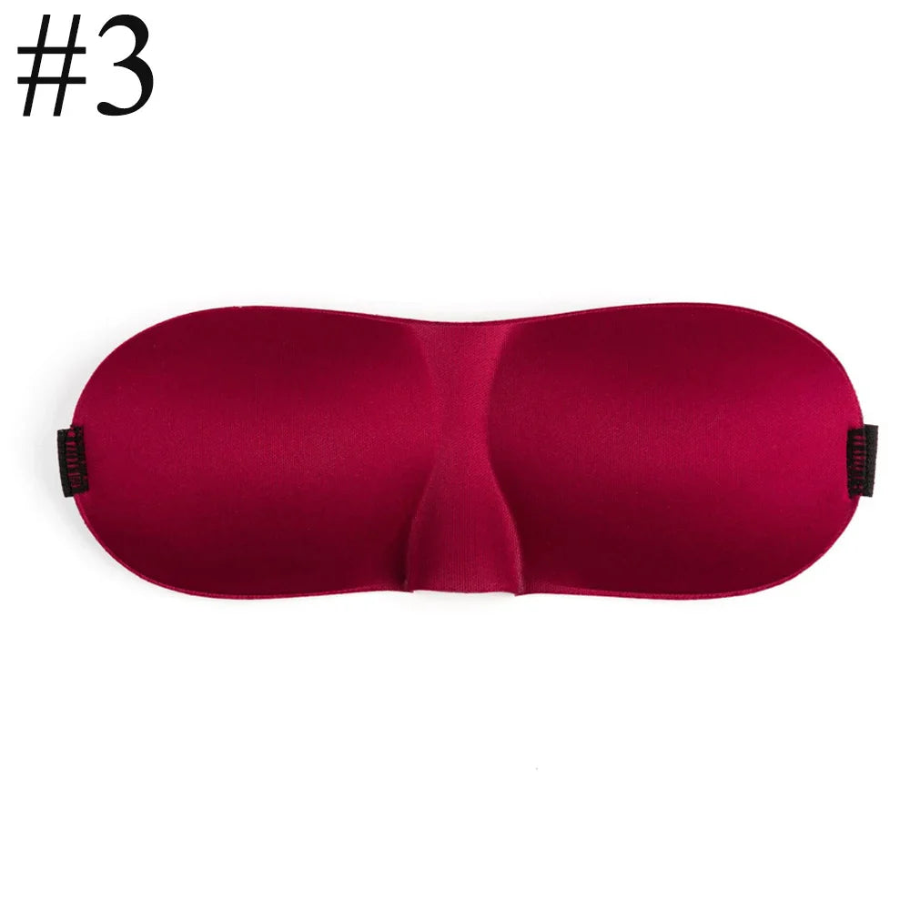 3D Contoured Sleep Eye Mask | Light Blocking Blindfold for Deep Sleep