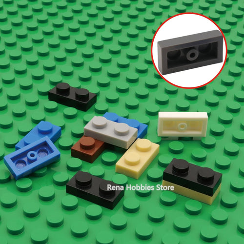 200PCS DIY Building Blocks Thin Figures Bricks 1x2 Dots | Educational Creative Toy Set Compatible with 3023