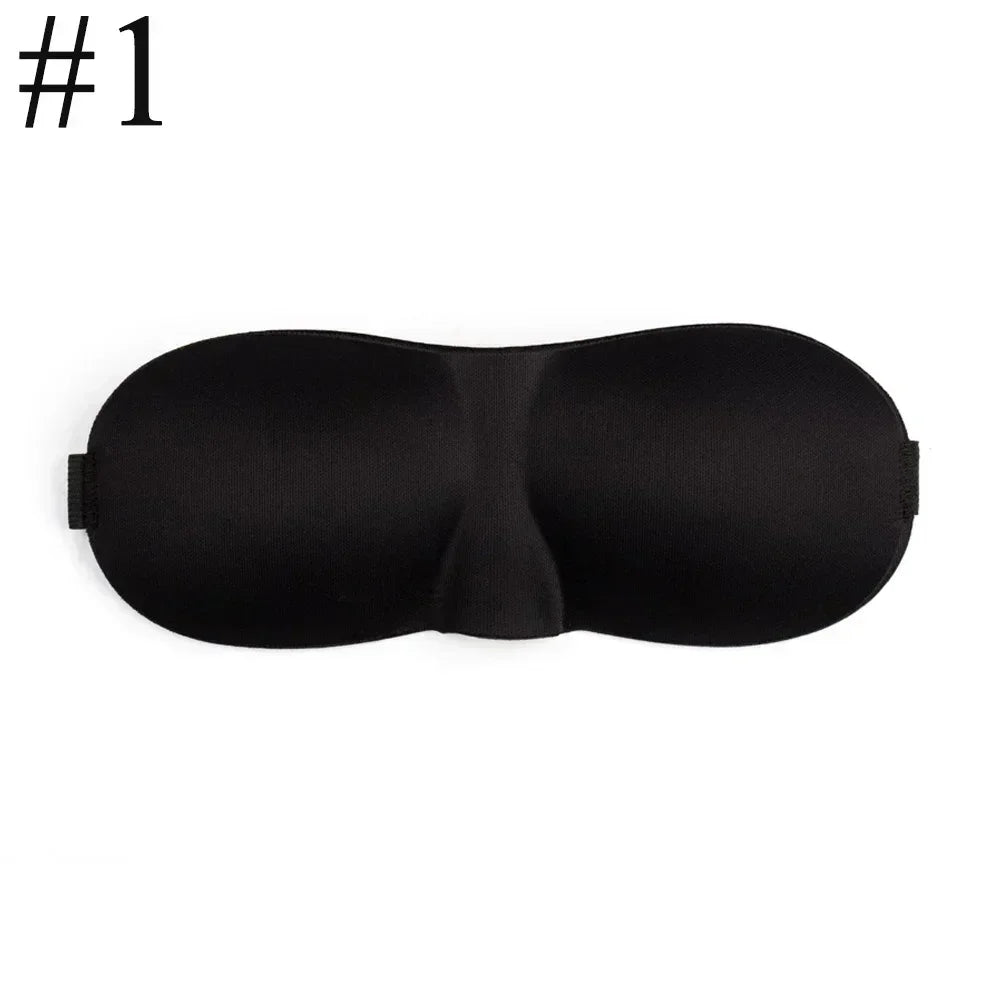 3D Contoured Sleep Mask for Men and Women | Zero Pressure Light Blocking Eye Cover
