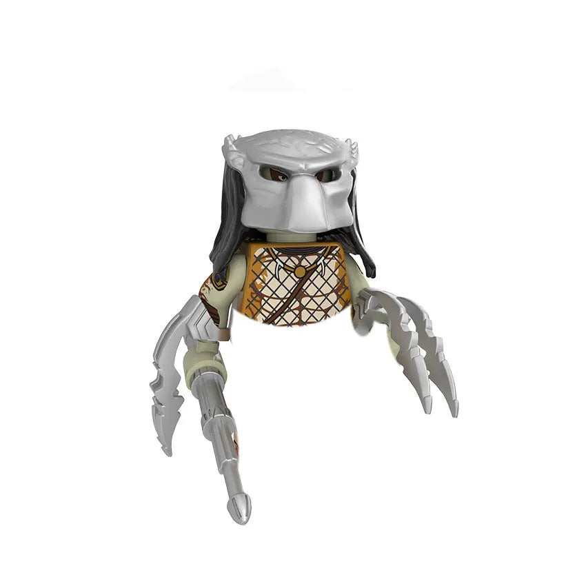 Alien Robot Monster Building Blocks | Creative Horror Movie Building Toy Set