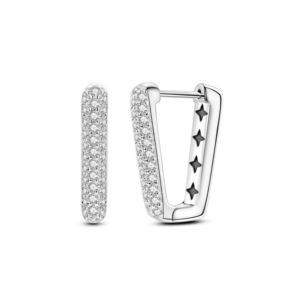 925 Sterling Silver Elephant Cherry Earrings | Sparkling Stud Earrings for Women