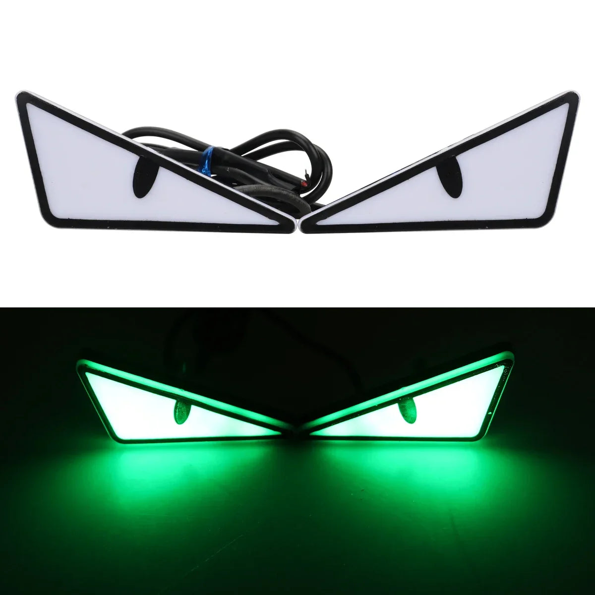 2PCS Car Motorcycle LED Devil Eyes Light | 12V Demon Eyes Decoration Lamp