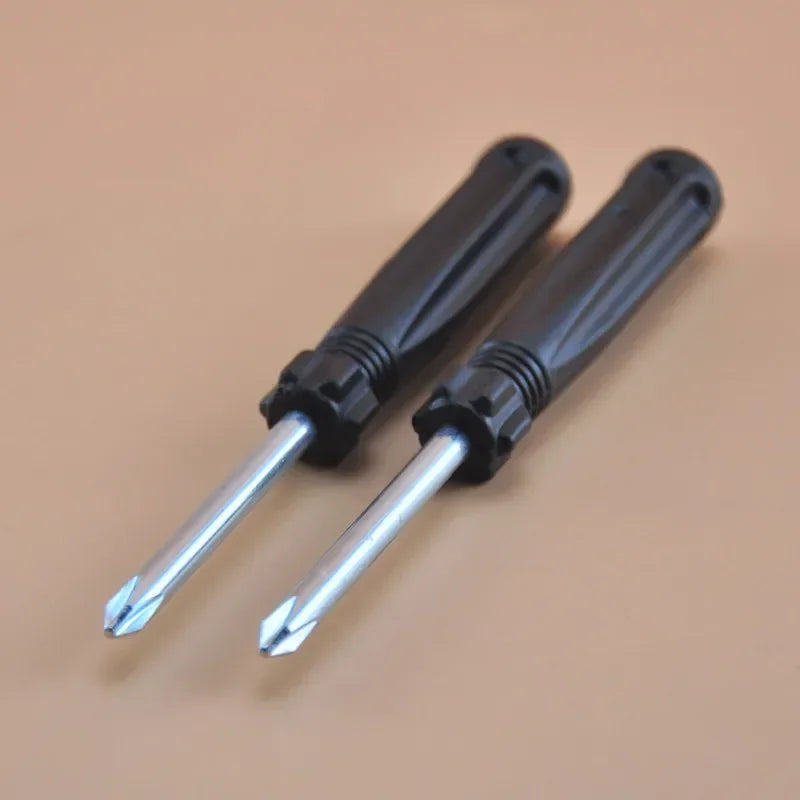 Dual Purpose Manual Screwdriver | Compact Cross and Flathead Mini Tool