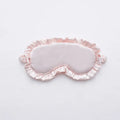 Silk Ruffle Sleep Eye Mask | Light Blocking Sleep Aid for Adults