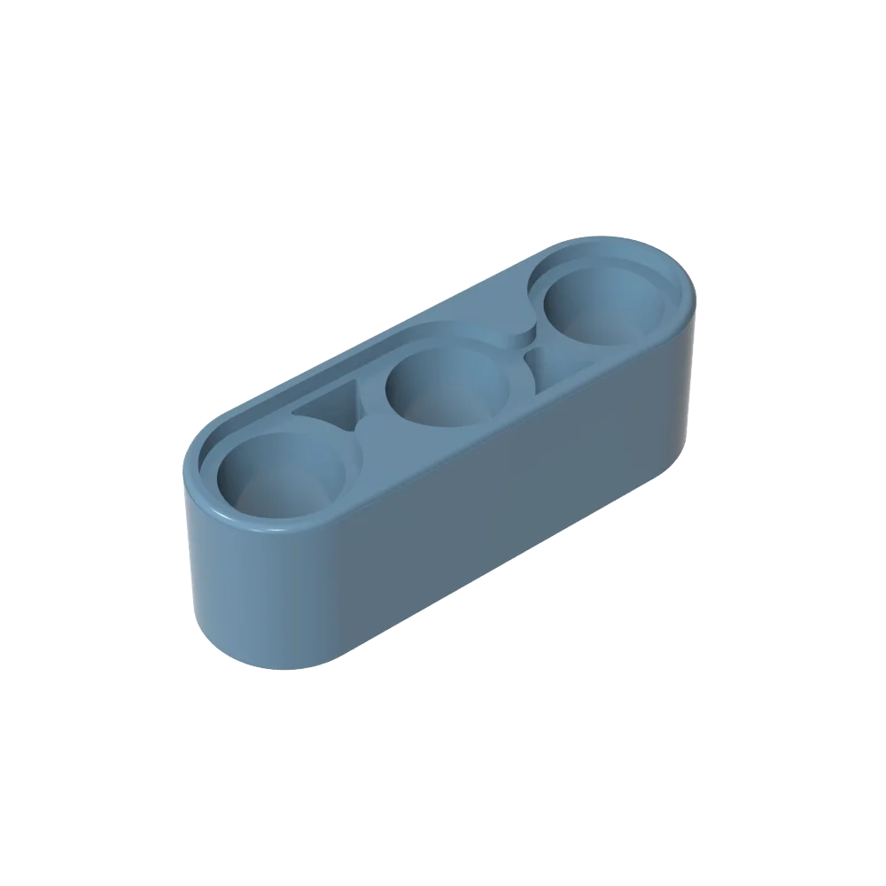 Gobricks GDS-663 Technical Liftarm Thick 1 x 3 | Compatible Building Block for DIY Creations