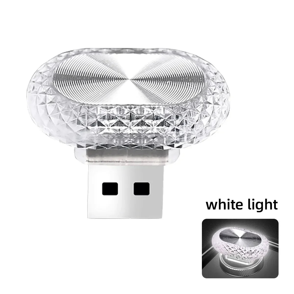 Car Interior LED Ambient Light | Mini USB Decoration Light with RGB Colors