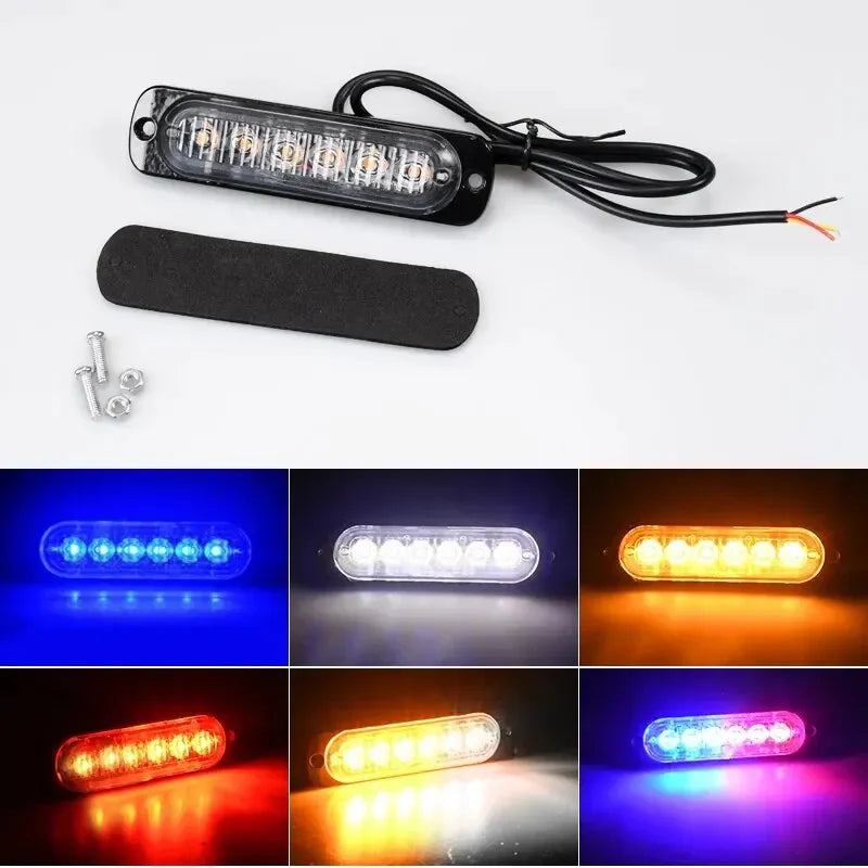 1X Truck LED Strobe Warning Light | Amber Grille Flashing Light Bar