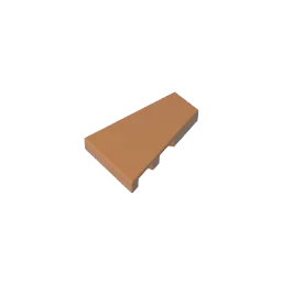 Gobricks GDS-M540 Tile Special 2 x 3 Pentagonal (right) | Compatible Building Block Piece