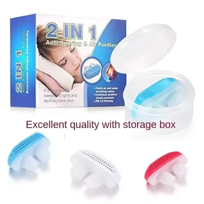 Anti Snoring Nasal Dilators | Silicone Nose Clip for Quiet Sleep