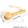 Natural Bamboo Facial Cleansing Brush | Soft Horse Hair Deep Clean Face Brush