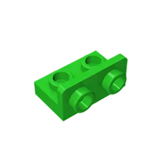 Gobricks GDS-643 Bracket 1 x 2 - 1 x 2 Inverted | Compatible Building Block for Lego 99780