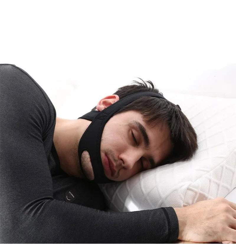 Adjustable Neoprene Anti-Snoring Chin Strap | Sleep Aid for Snoring Relief