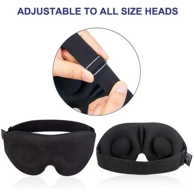 3D Eye Mask Adjustable | No Pressure Sleep Mask for Men and Women