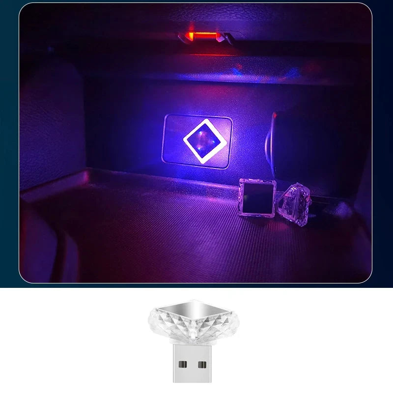 Car Atmosphere Light USB Type-C | Interior Decoration LED Strip