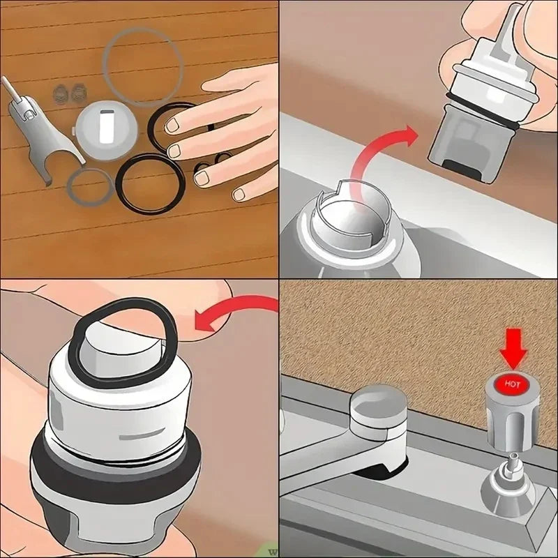 Rubber O Ring Set | 200/225pc Nitrile Seal Gasket Repair Kit
