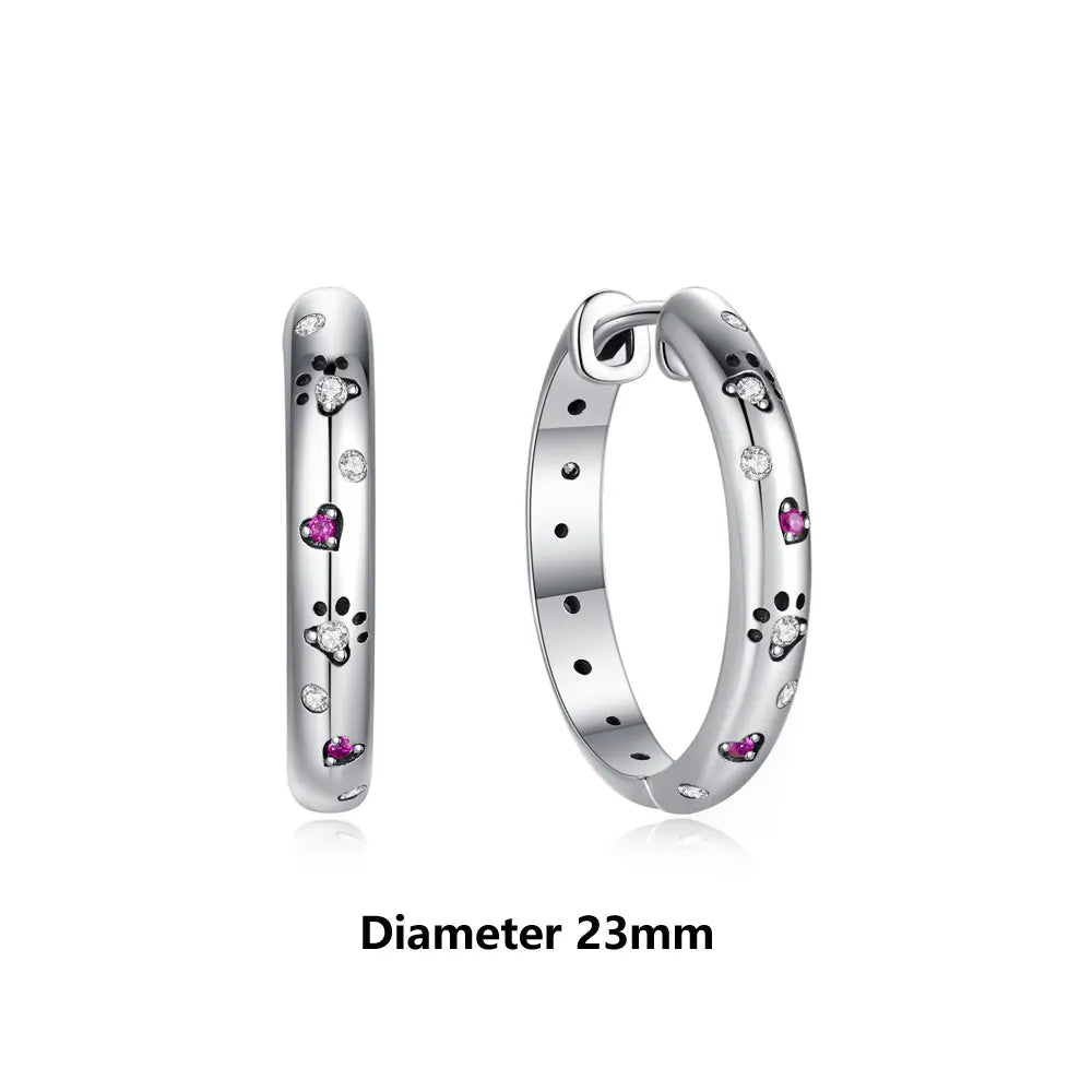 925 Sterling Silver Earrings | Women's Trendy Stud and Hoop Jewelry with Cubic Zirconia
