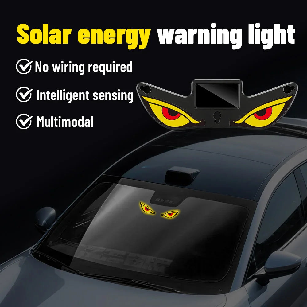 Monster Eye Antenna Flash Light | Solar Car Decoration Demon Light