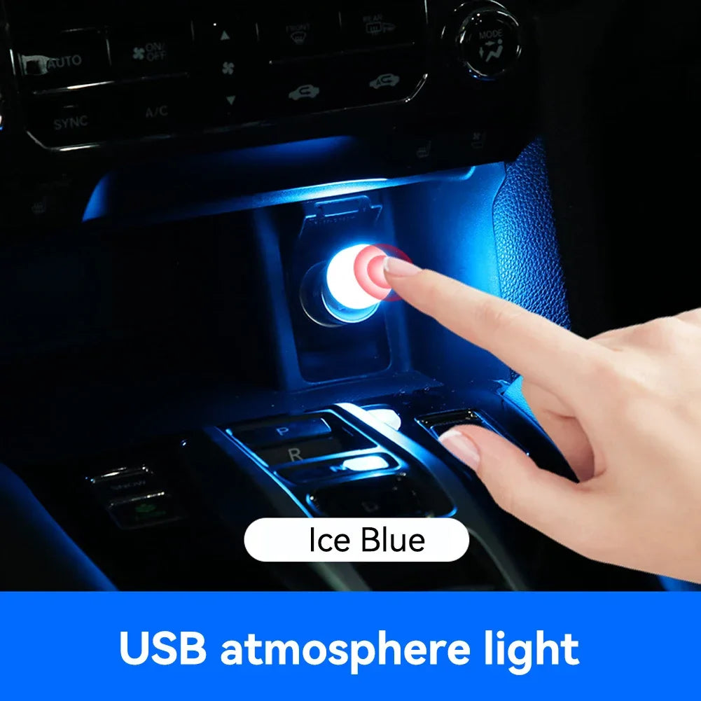 Car USB Atmosphere Light | LED Interior Touch Ambient Decoration